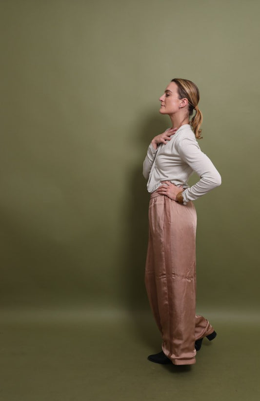 Lychee Blossom Reversible Trousers