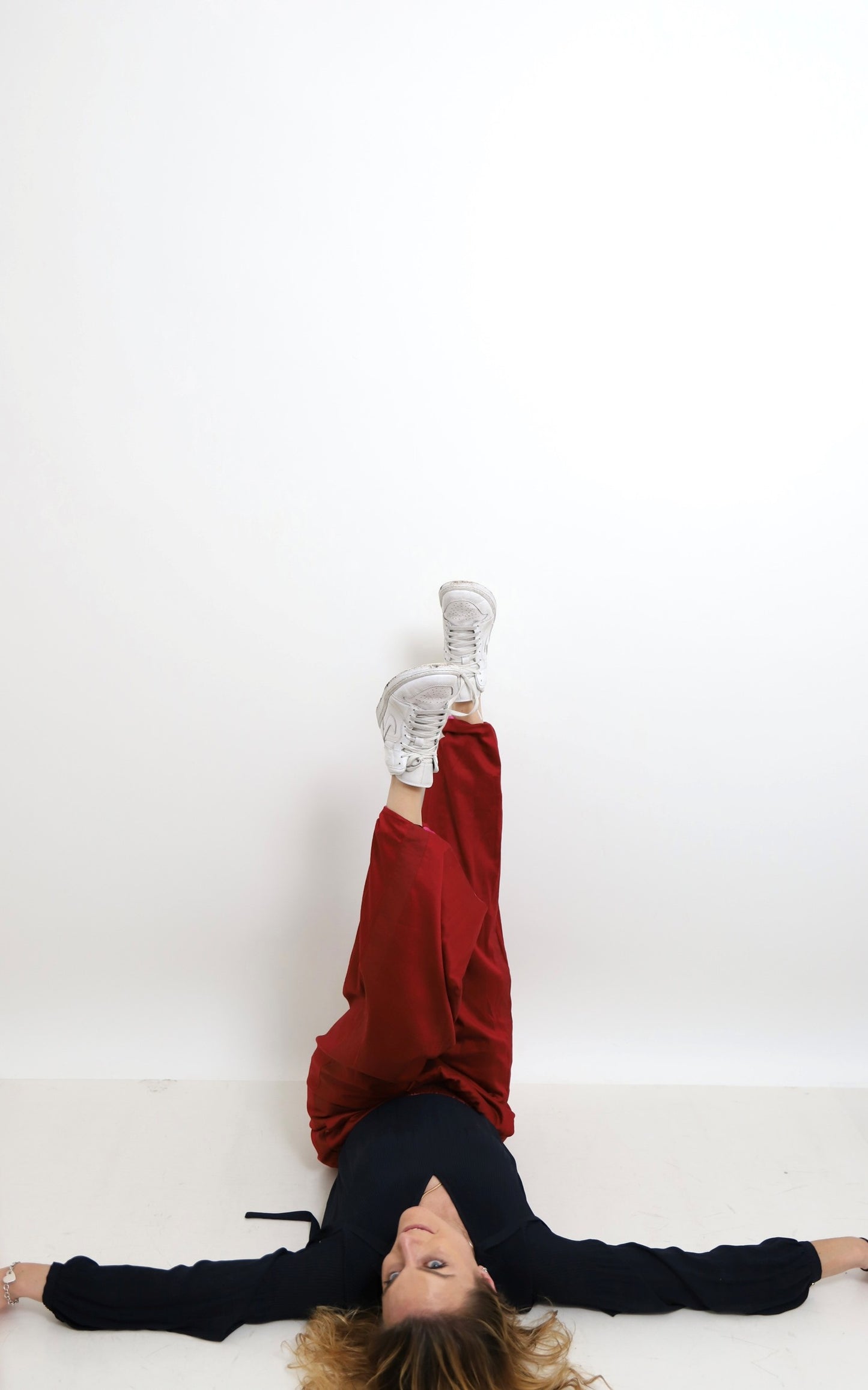 Pomegranate Bloom Reversible Trousers